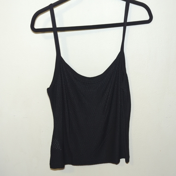 Giorgio Armani Black Textured Knit Camisole Top Women's Size L* - Picture 4 of 4